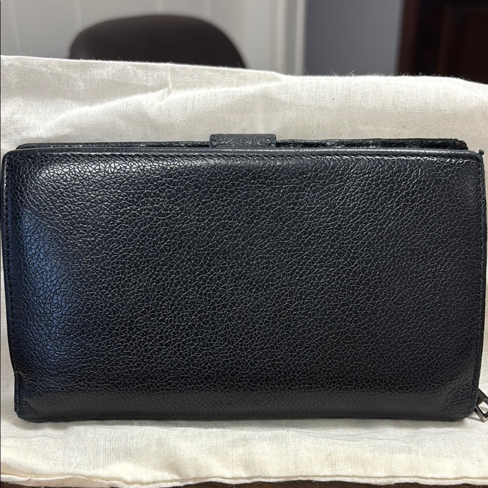 Bulgari Black Leather Wallet #Bvl-147 View 3